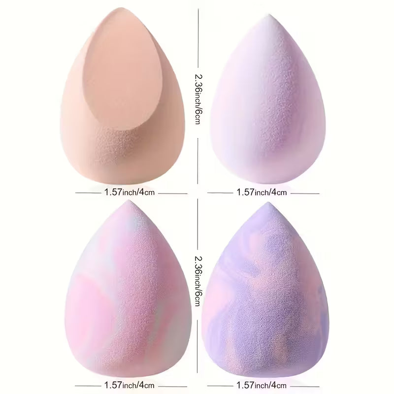 4pcs Soft Makeup Sponge Set
