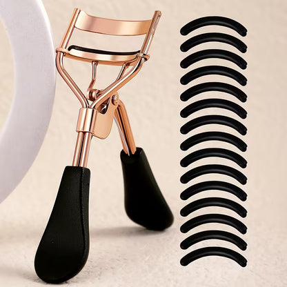 1pc Portable Eyelash Curler and 15 Pads,